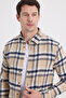 Men's Slim Fit slim fit checkered winter lumberjack shirt