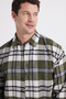 Men's Relax Fit Comfortable Cut Winter Plaid Lumberjack Shirt - 7