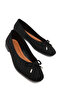 Black Suede Women's Ballerinas 21352 - 5
