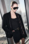 Limited Edition Siyah Dantel Garnili Kısa/Mini Party Şort TPRSS26SR00002 - 10