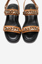 LOKET Taba Women's Sandal with Chain Detail - 2