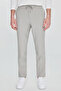 Men's Light Green Slim Fit Slim Fit Tie Waist Side Pocket Casual Jogger Pants - 2