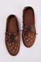 Koyu Kahverengi Kadın Loafer TAKSS26LA00013 - 3