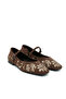 Brown Suede Women's Ballerinas 21327 - 5