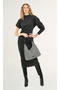 Limited Edition Black Digital Monogram Women's Shoulder Bag 05Po25Y10702 - 2