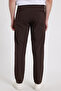 Men's Slim Fit Slim Fit Flexible Side Pocket Ankle Length Canvas Cut Brown Trousers - 6