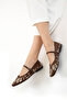 Brown Suede Women's Ballerinas 21327 - 2