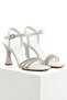 White Women's Classic Heeled Shoes 21335 - 2