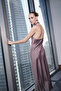 Vizon Degaje Yaka Slip Maxi Elbise TPRSS26EL00020 - 3