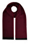 Winter Men's Burgundy Scarf