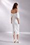 Feroa WHITE Off-shoulder Dress - 4