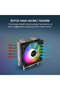 مبرد هواء لمعالج Glace TC6 ARGB أسود مقاس 1x120 مم LGA1851/AM5 - 5