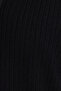 Men's Slim Fit Slim Fit Mock Neck Zipper Black Sweater - 4