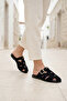 Black Women's Slippers 21377 - 5