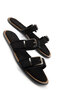 Black Suede Women's Slippers 21378 - 6