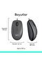M100 USB Kablolu 1000 DPI Mouse, Siyah 910-006652 - 10