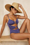 Mavi Cut Out/Pencere Detaylı Straplez Kaplı Regular Mayo TBESS25MA00045 - 2