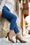 Leopard Women's Classic Heeled Shoes 16559 - 2