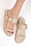 Beige Women's Slippers 21300 - 3