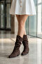 Brown Suede Women's Boots 21210 - 5