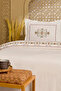 Beluna 100% Cotton Double Embroidered Duvet Cover Set White - 4