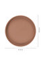 Basics Food Plate - Woody Brown - 3
