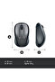 M235 800Dpi 3 Key Optical Wireless Mouse - 910- 002201 - 7