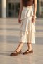 Brown Suede Women's Ballerinas 21244 - 3