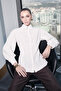 Beyaz Fitted Balon Kollu Fitted/Bele Oturan Pamuklu Gömlek TCTSS26TG00015