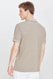 Men's Non-Shrink Cotton Fabric Comfort Fit Relaxed Cut Nefti-White Non-Curling Polo Neck Pocket T-Shirt - 8