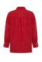 Red 100% Linen Pocket Detailed Oversized Shirt Twoss26Go00039 - 6