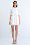 Lilac Baby Collar, Scallop and Embroidered Lined Mini Dress Alc-X15188 - 5