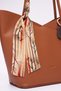 Tote Women's Shoulder Bag – with Crossbody Strap, Heart Charm, and Shawl Detail Ela2017 - 7