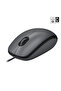 M100 USB Kablolu 1000 DPI Mouse, Siyah 910-006652