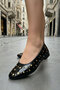 Black Women's Ballerinas 21265 - 5