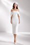 Feroa WHITE Off-shoulder Dress - 3