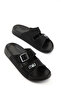 Black Women's Slippers 21399 - 4