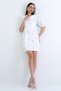 Lilac Baby Collar, Scallop and Embroidered Lined Mini Dress Alc-X15188 - 3