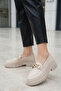 Beige Women's Casual Shoes 17868
