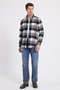 Men's Slim Fit slim fit checkered winter lumberjack shirt - 2