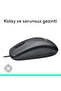 M100 USB Kablolu 1000 DPI Mouse, Siyah 910-006652 - 8