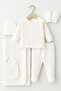 White 6-Pack Unisex Hospital Discharge Set TKDSS26IN00001