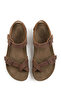 Hellbraune Damensandalen 16399 - 4