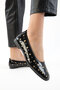 Black Women's Ballerinas 21265