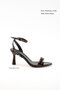 Brown Patent Leather Women's Classic Heeled Shoes 21360 - 2
