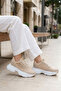 Beige Women's Sneaker 21374 - 5