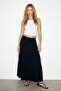 Black Pieced Long Skirt Tdrss26Et00030 - 2