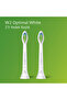 Sonicare Optimal White Yedek Diş Fırçası Başlığı, Orta Yumuşak, 2’li Paket, Beyaz, HX6062/87 - 2
