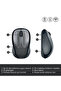 M235 800Dpi 3 Key Optical Wireless Mouse - 910- 002201 - 6