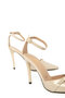 Beige Patent Leather Women's Classic Heeled Shoes 21280 - 6